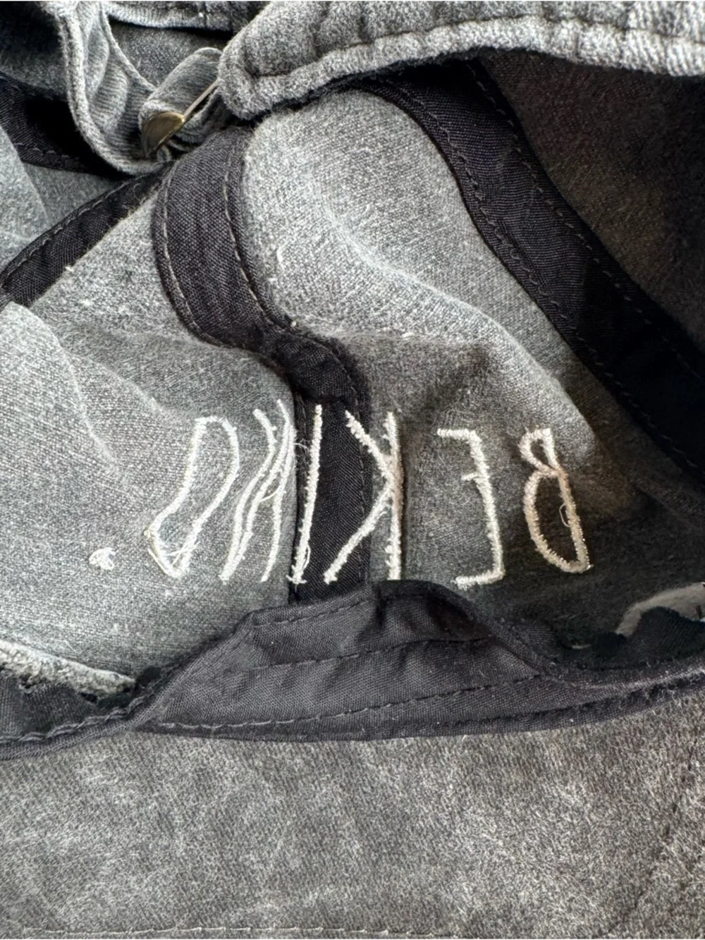 Rae Dunn “Be Kind” Gray Distressed Baseball Cap Adjustable Women’s Hat - Picture 9 of 12